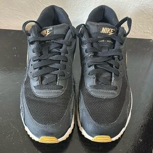 NIKE AIR MAX 90 PRINT MESH GS SIze 7Y 833486-004 2016